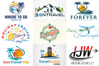 do adventure outdoor hiking mountain transport and travel logo
