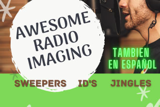 voice and produce radio imaging and jingles