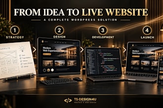 design professional wordpress websites, blogs and shops
