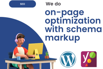 optimize wordpress yoast SEO on page including schema markup