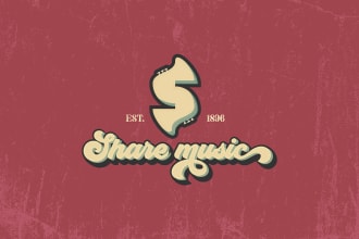 create a retro logo design