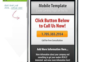 give you a Professional Mobile Landing Page Creator