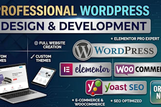build responsive wordpress website design or blog