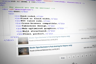 convert PSD design to valid xhtml / css