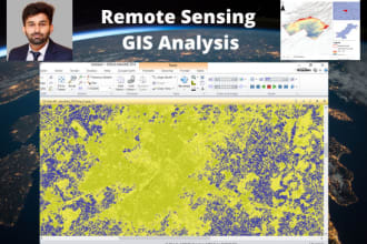 do gis mapping, remote sensing analysis and spatial analysis