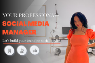 be your social media marketing manager