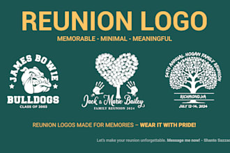 design reunion logo for all events stand out from the crowd