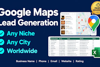 scrape google maps leads and local business data for any niche