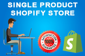 create a high converting shopify one product store for your brand