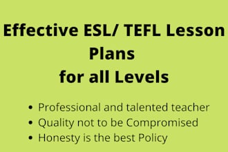 create specialized lesson plan and course content