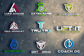 design brand , health , sport , fitness logo