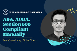 ada compliance website manually code wcag , aoda section 508