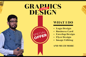 design logo, business card, stationary and much more