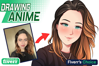 draw anime portrait from your photo