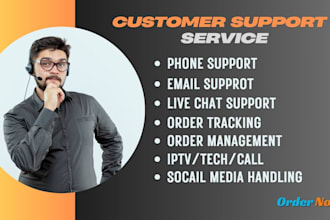 provide customer support, live chat, email, and phone services
