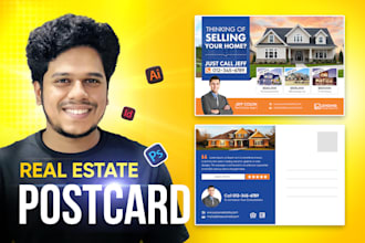design real estate direct mail eddm postcard in 24 hours