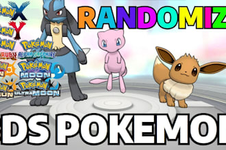randomize a 3ds pokemon games for you