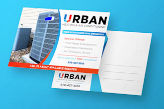 create a business postcard