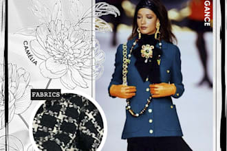 create visual identity fashion labels and moodboards