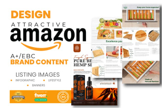 design attractive amazon ebc product image and brand story