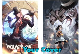 draw a cover for your book, comic  or personal illustration