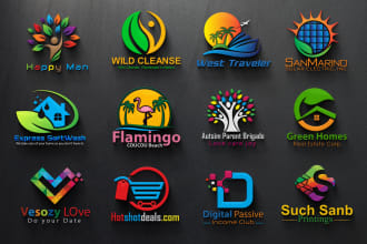 do innovative 2d, 3d logo design for your brand ,company or business