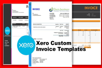 design xero custom invoice templates