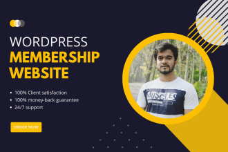 create wordpress membership website with payment system integration
