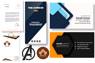 design business cards,   letterhead, and stationary