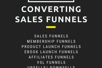 create your sales funnels with clickfunnels