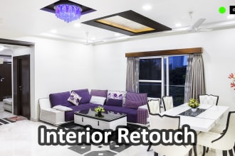 retouch, edit, manipulate interior of photograph