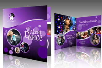 design brochure, flyer, leaflet or food menu