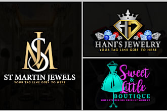 design luxury fashion, jewelry, boutique, minimalist logo
