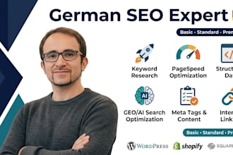 do german SEO onpage optimization, keyword research, ai search GEO