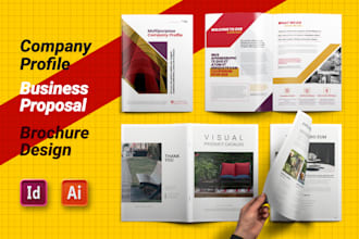 do company profile, business proposal, brochure design