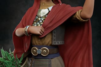 model a 3d character