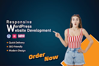 create an HTML website, wordpress website, design, redesign, or business website