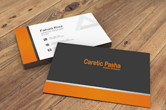 create professionally and luxury business card design