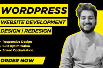 do wordpress website development and wordpress website design elementor and divi