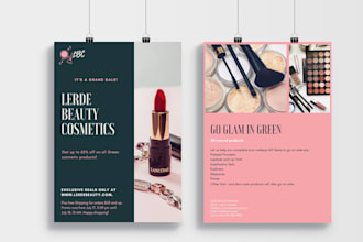 design business flyers and posters for you