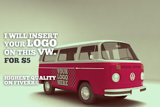 insert your logo on VW van