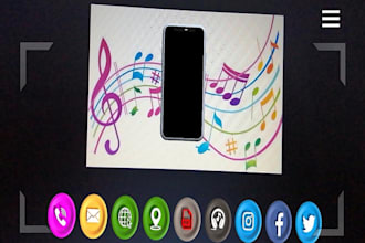 develop augmented reality business card application in ar