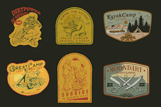 a vintage design, can be applied to several products