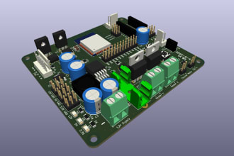 design schematic and single or multilayer pcb in kicad