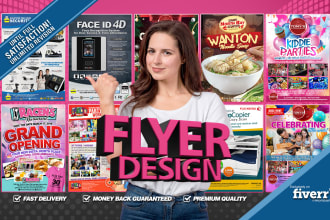 do flyer, leaflet, poster design for your business