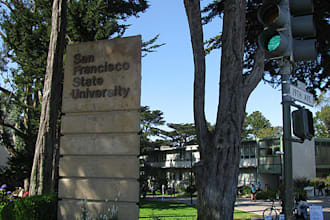 distribute 50 flyers at San Francisco State University