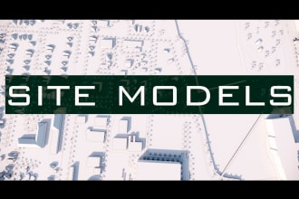 3d model any urban site