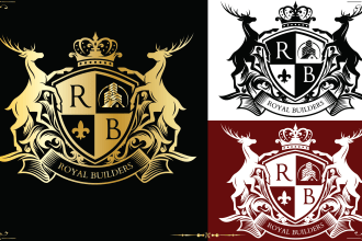 design a custom coat of arms, family crest, or heraldic logo