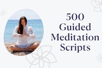 provide prewritten meditation scripts