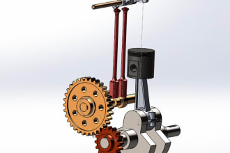 create 3d mechanical parts in inventor and solidwork